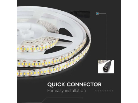 SKU 212463 VT-2835-17 V-TAC Strip LED SMD2835 17W/m Bobina 5m 204 LED/m 12V 6500K 10mm
