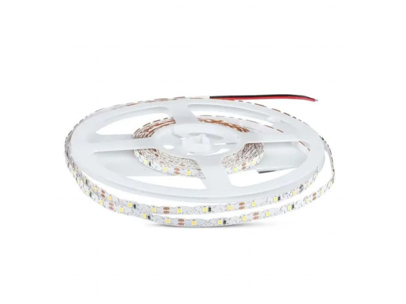 SKU 212559 VT-2835-5 V-TAC Strip LED SMD2835 Zig-Zag 4,2W/m Bobina 5m 120LM/W 60 LED/m 12V 3000K 6mm