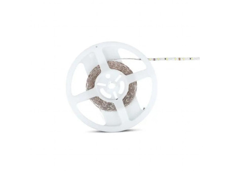 SKU 212559 VT-2835-5 V-TAC Strip LED SMD2835 Zig-Zag 4,2W/m Bobina 5m 120LM/W 60 LED/m 12V 3000K 6mm