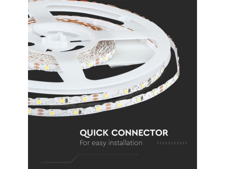 SKU 212560 VT-2835 V-TAC Strip LED SMD2835 Flessibile (Zig-Zag) 4.2W/m Bobina 5m 60 LED/m 12V 4000K 6mm