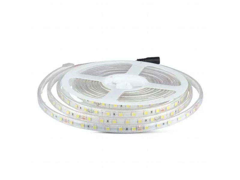 SKU 212564 VT-5050-60-IP65 V-TAC Strip LED SMD5050 10W/m Bobina 5m 60 LED/m 24V 6500K IP65 11mm