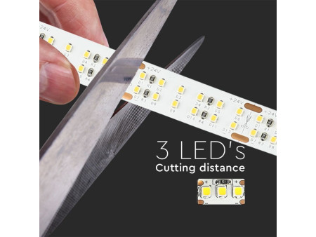 SKU 212581 VT-2216-360-IP20 V-TAC Strip LED SMD2216 30W/m Bobina 5m 364 LED/m 24V 4000K 14mm