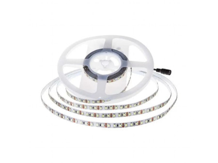 SKU 212594 VT-2835-126-IP20 V-TAC Strip LED SMD2835 8W/m Bobina 5m 120 LED/m 24V 137LM/W 4000K 8mm