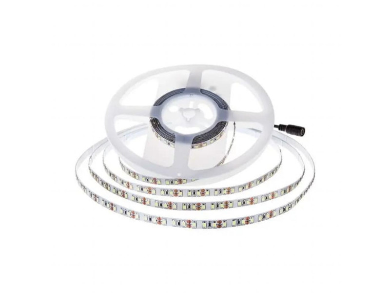 SKU 212596 VT-2835-168 V-TAC Strip LED SMD2835 12W/m Bobina 5m 168 LED/m 24V 140LM/W 3000K 10mm