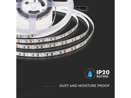 SKU 212596 VT-2835-168 V-TAC Strip LED SMD2835 12W/m Bobina 5m 168 LED/m 24V 140LM/W 3000K 10mm
