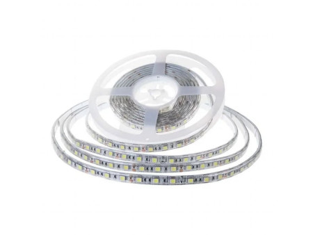 SKU 212625 VT-2835-7.5 V-TAC Strip LED SMD2835 8W/m Bobina 10m 120 LED/m 24V 3000K IP65 9.3mm