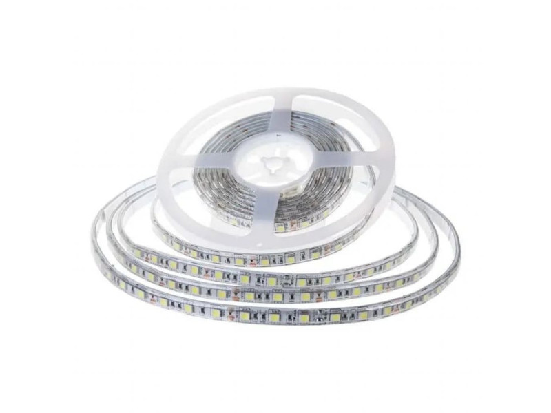 SKU 212625 VT-2835-7.5 V-TAC Strip LED SMD2835 8W/m Bobina 10m 120 LED/m 24V 3000K IP65 9.3mm