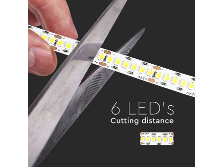 SKU 21321 VT-10-240 V-TAC PRO Strip LED SMD2835 Chip Samsung 15W/m Bobina 10m 240 LED/m 24V 4000K 10mm