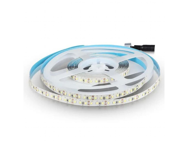 SKU 21324 VT-5-120 V-TAC PRO Strip LED SMD2835 Chip Samsung 12W/m Bobina 5m 120 LED/m 12V 4000K 10mm
