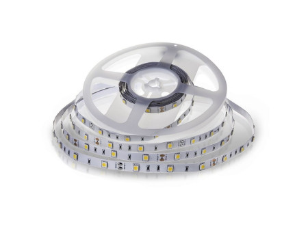SKU 2135 VT-5050-30-IP20 V-TAC Strip LED SMD5050 4,8W/m Bobina 5m 30 LED/m 12V 3000K 10mm