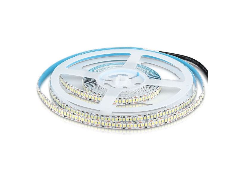 SKU 2165 VT-2835 240-H V-TAC Strip LED SMD2835 18W/m Bobina 5m 240 LED/m 12V 4000K 10mm