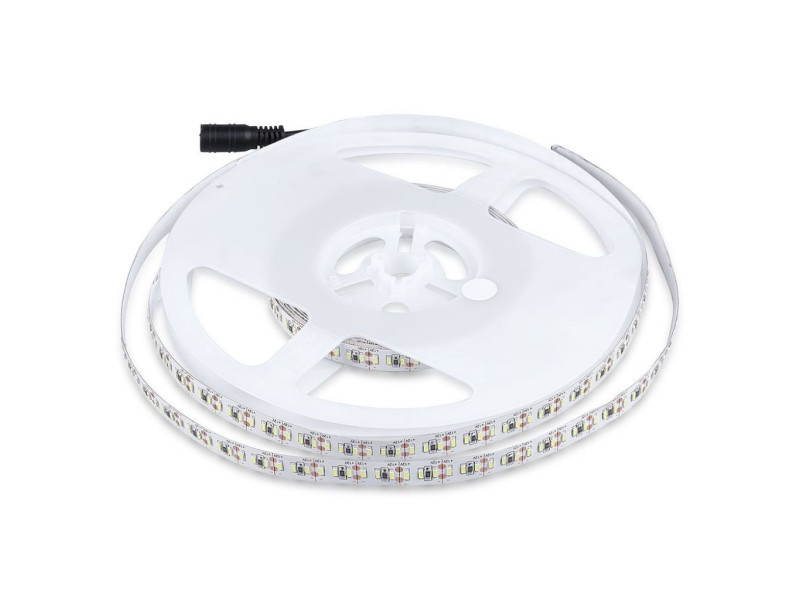 SKU 2404 VT-3014-IP20 V-TAC Strip LED SMD3014 18W/m Bobina 5m 204 LED/m 12V 3000K 10mm