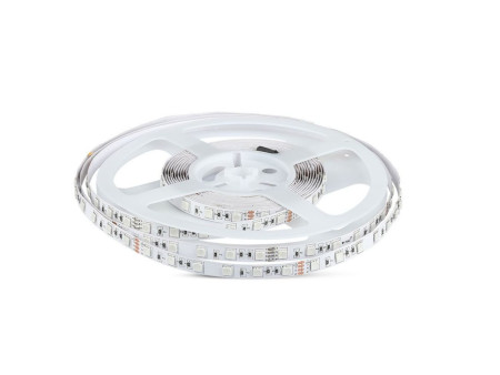 SKU 2431 VT-5050-24V V-TAC Strip LED SMD5050 9W/m Bobina 5m 60 LED/m 24V 3000K 10mm