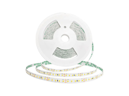 SKU 24323 VT-2835 V-TAC Strip LED SMD2835 8W/m Bobina 20m 120 LED/m 24V 6500K 10mm