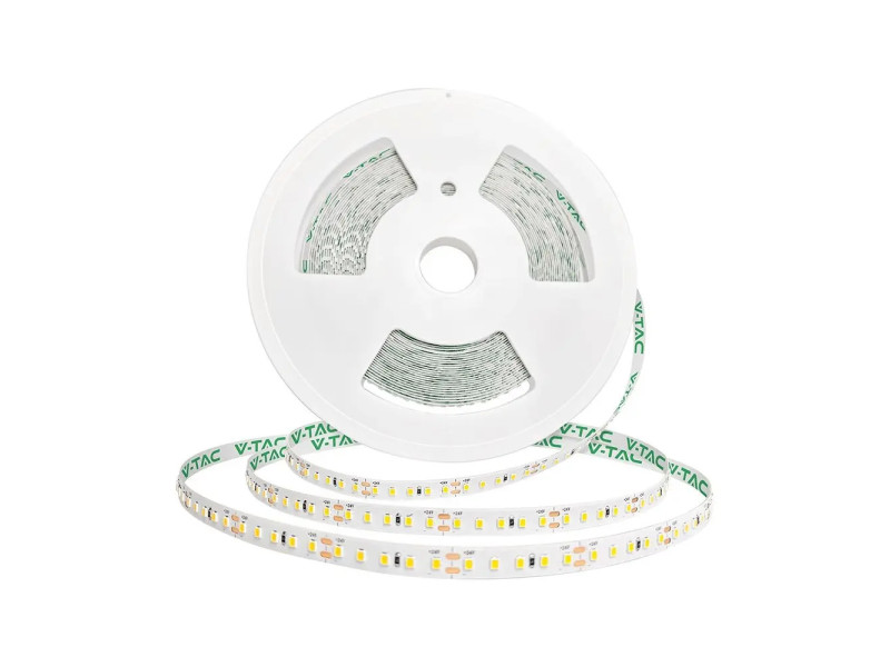 SKU 24321 VT-2835 V-TAC Strip LED SMD2835 8W/m Bobina 20m 120 LED/m 24V 4000K 10mm