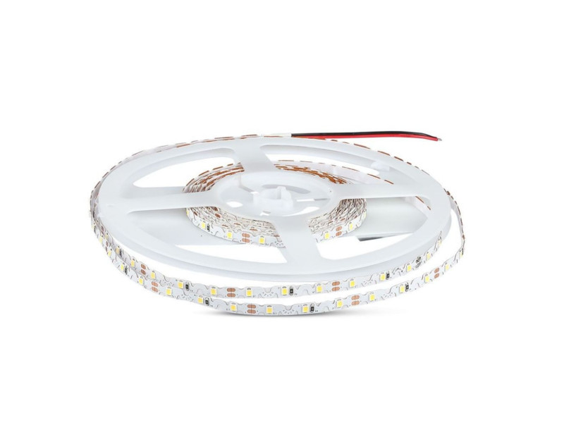 SKU 2561 VT-2835 60 V-TAC Strip LED SMD2835 3,6W/m Bobina 5m 60 LED/m 12V 6400K 6mm