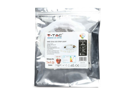 SKU 2582 VT-2216 360 V-TAC Strip LED SMD2216 30W/m Bobina 5m 360 LED/m 24V 6400K 14mm CRI95