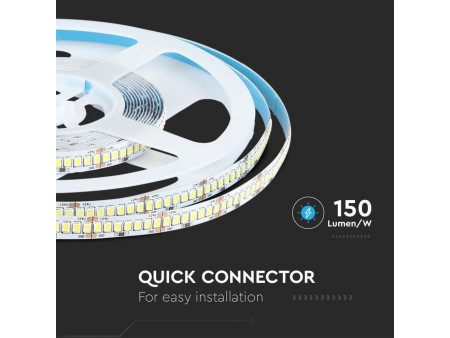 SKU 2599 VT-2835 238 V-TAC Strip LED SMD2835 17W/m Bobina 5m 238 LED/m 24V 150LM/W 3000K 10mm