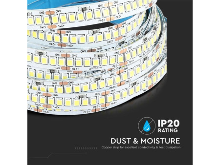 SKU 2600 VT-2835 238 V-TAC Strip LED SMD2835 17W/m Bobina 5m 238 LED/m 24V 150LM/W 4000K 10mm