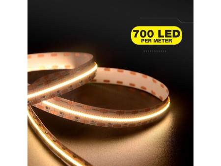 SKU 2604 VT-2110-700 V-TAC Strip LED SMD2110 21W/m Bobina 5m 700 LED/m 24V 6400K 12mm CRI90