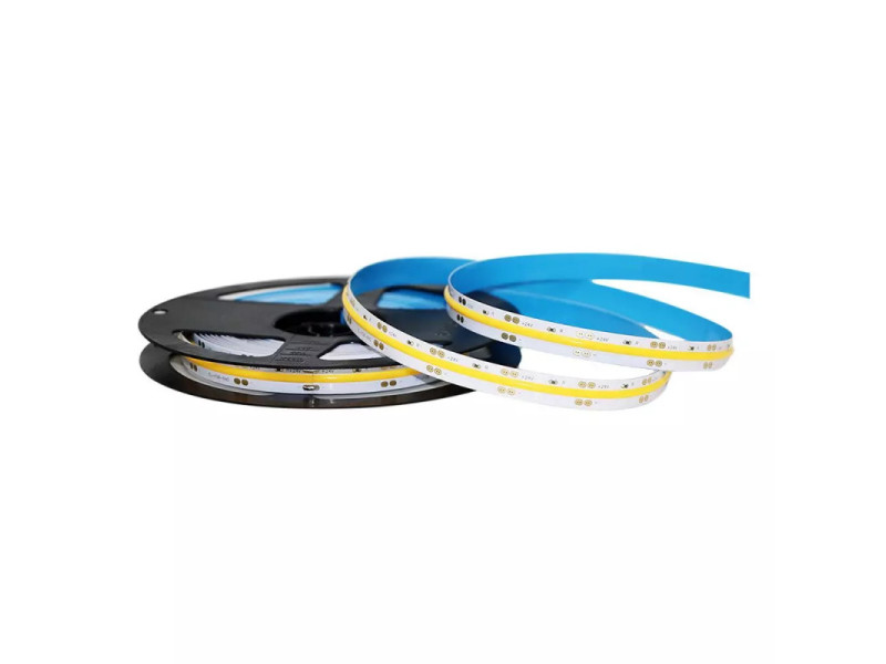 SKU 2668 VT-COB V-TAC Strip LED COB-421 10W/m Bobina 5m 24V 1000Lm/m 4000K 10mm