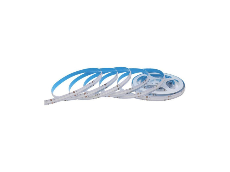 SKU 2880 VT-COB-422 V-TAC Strip LED COB-422 13W/m Bobina 5m 24V RGB 10mm
