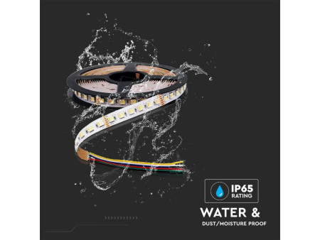 SKU 2896 VT-5050-60 V-TAC Strip LED SMD5050 24W/m Bobina 5m 60 LED/m 24V RGB+CCT IP65 14.8mm