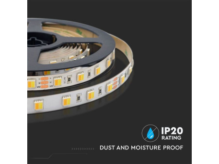 SKU 2897 VT-2835-120 V-TAC Strip LED SMD2835 14W/m Bobina 5m 120 LED/m 24V CCT 10mm