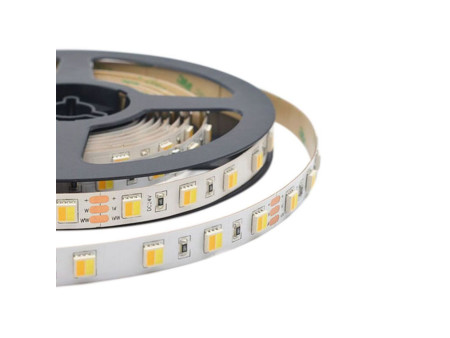 SKU 2898 VT-2835-120 V-TAC Strip LED SMD2835 14W/m Bobina 5m 120 LED/m 24V CCT IP65 12mm