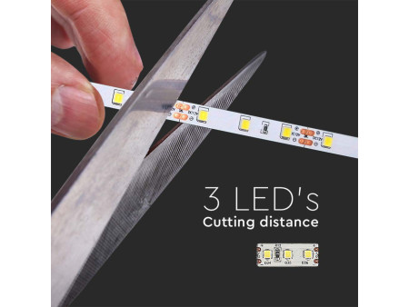 SKU 2933 VT-4040 V-TAC Strip LED SMD4040 8W/m Bobina 5m 60 LED/m 12V 6500K 8mm