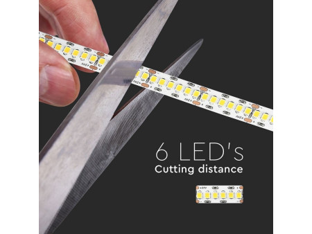 SKU 333 VT-10-240-1 V-TAC PRO Strip LED SMD2835 Chip Samsung 18W/m Bobina 10m 240 LED/m 24V 6400K CRI95