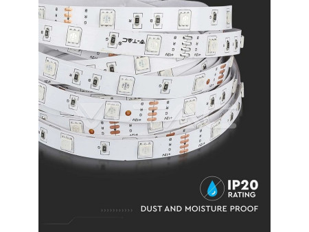 SKU 212350 V-TAC Kit Strip LED SMD5050 30 LED/m RGB IP20 (212124+3238+3625)