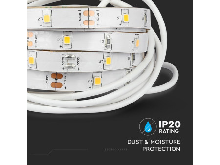 SKU 212549 VT-8067 V-TAC Kit Strip LED Scendiletto Singolo 1,2m Strip 30 LED/m 3W Sensore Movimento 12V 4000K Dimmerabile