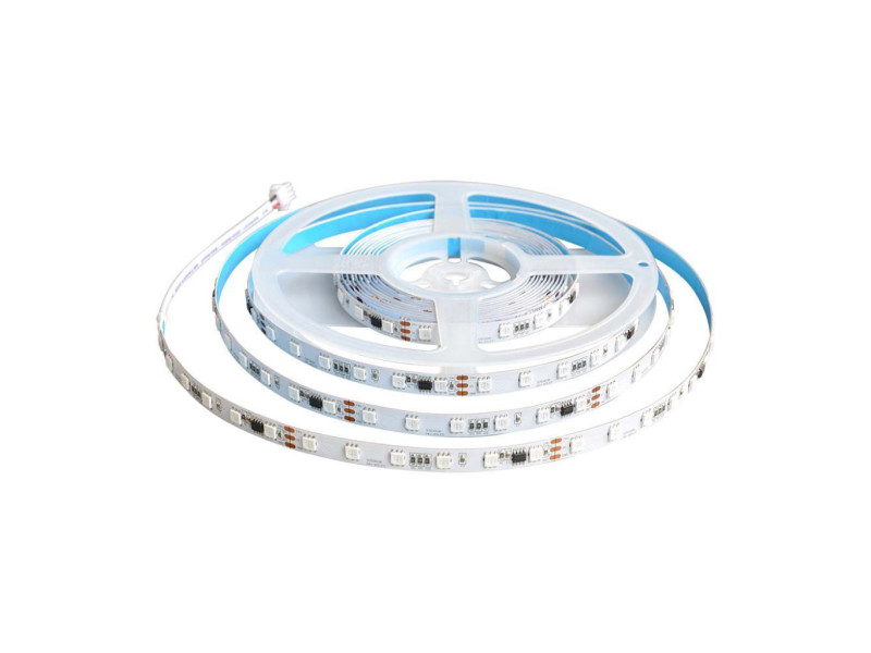 SKU 23145 V-TAC Kit per Strip LED Magic SMD5050 13W/m 60 LED/m RGB 5m Compatibile Magic Home Pro con Telecomando e Alimentatore