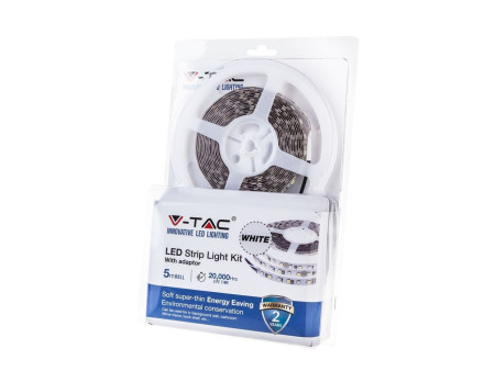 SKU 2353 VT-5050 60-Set V-TAC Kit Strip LED SMD5050 60 LED/m RGB IP20 (2120+3008+3304)