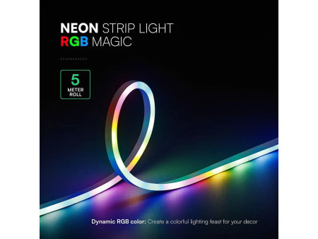 SKU 24050 VT-562 V-TAC Kit Strip LED Neon RGB Magic Smart 3W/m 5m 30LED/m USB 5V con Telecomando