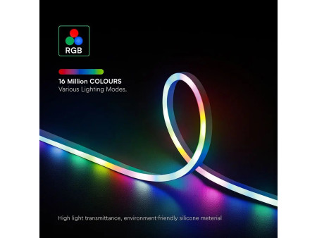 SKU 24050 VT-562 V-TAC Kit Strip LED Neon RGB Magic Smart 3W/m 5m 30LED/m USB 5V con Telecomando