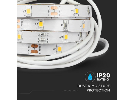 SKU 2548 VT-8067 V-TAC Kit Strip LED Luce Scendiletto Singolo 1,2m 30 LED/m 2,8W/m 12V 3000K Dimmerabile
