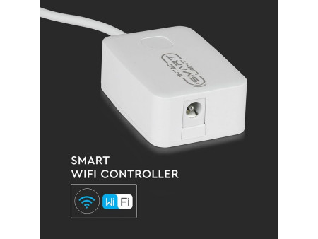 SKU 2583 VT-5050 60 V-TAC Kit per Strip LED SMD5050 10W/m 60 LED/m RGB 12V con Controllo Wifi per Google Home e Alexa