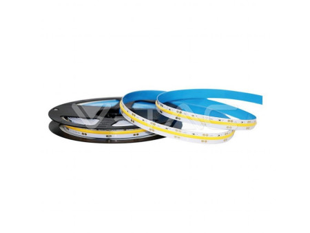 SKU 2679 V-TAC Kit Strip LED 420 COB 3000K 10W IP20 DC24V 1000LM/M CRI95 (2649+3272)