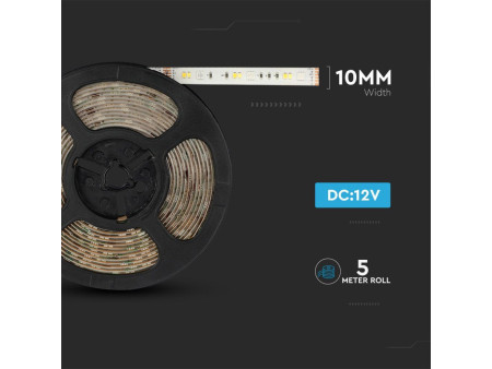 SKU 2910 VT-5050-90-EU V-TAC Kit Strip LED Smart SMD5050 15W 90 LED/m 5m Telecomando RGB+CCT IP65
