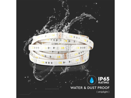 SKU 2910 VT-5050-90-EU V-TAC Kit Strip LED Smart SMD5050 15W 90 LED/m 5m Telecomando RGB+CCT IP65