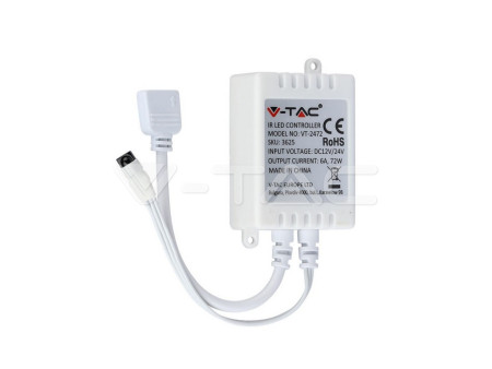 SKU 2972 VT-COB-422 V-TAC Kit Strip LED COB-422 13W RGB 5m con Telecomando e Alimentatore 10mm IP20