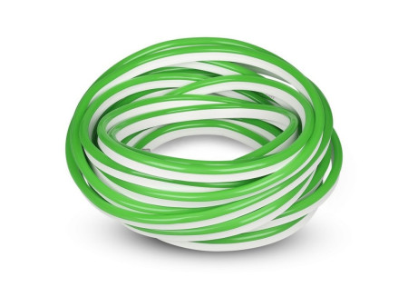 SKU 2517 VT-555G V-TAC Strip LED Neon Flex 8W/m 120 LED/m Bobina 10m 24V Verde IP65