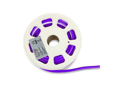 SKU 2531 VT-555 V-TAC Strip LED Neon Flex 8W/m 120 LED/m Bobina 10m 24V Violetto IP65
