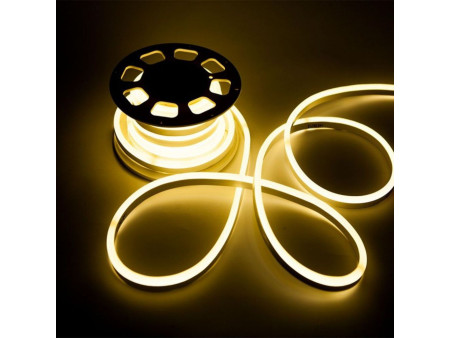 SKU 326 VT-55 V-TAC PRO Strip LED Neon Flex Chip Samsung 10W/m 120 LED/m Bobina 5m 12V 3000K IP65