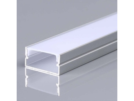SKU 23174 VT-8202 V-TAC Profilo Lineare Strip LED 18.5mm, Alluminio Silver Copertura Opaca 2000x20x10mm
