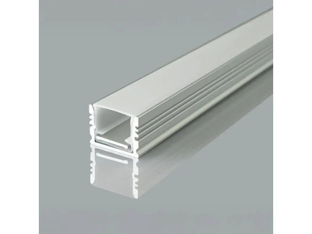 SKU 24104 VT-71005 V-TAC Profilo Lineare Strip LED fino a 14.1mm, Alluminio Silver Copertura Opaca 2000x17.7x13mm
