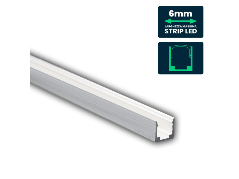 SKU 2611 VT-8120 V-TAC Profilo in Alluminio per Neon Flex 2m Per VT-559