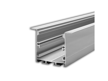 SKU 2871 VT-8126 V-TAC Profilo Lineare Incasso/Plafone per Strip LED fino a 32mm, Alluminio Bianco Copertura Opaca 2000x50x35mm